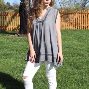 Charcoal POL Tunic